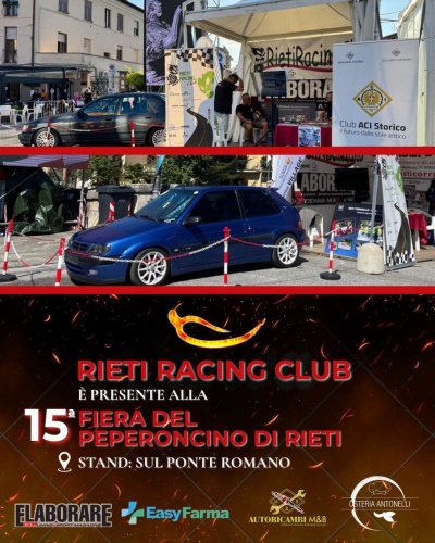 Rieti Racing Club alla 15° fiera mondiale del peperoncino
